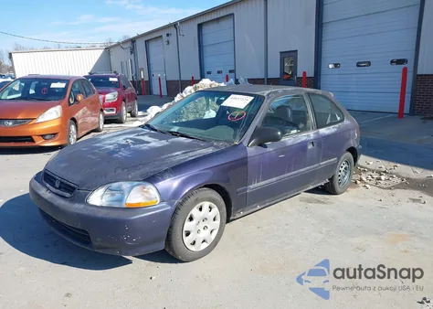 1998 Honda Civic Dx из США, поврежденный, VIN 2HGEJ6447WH103800